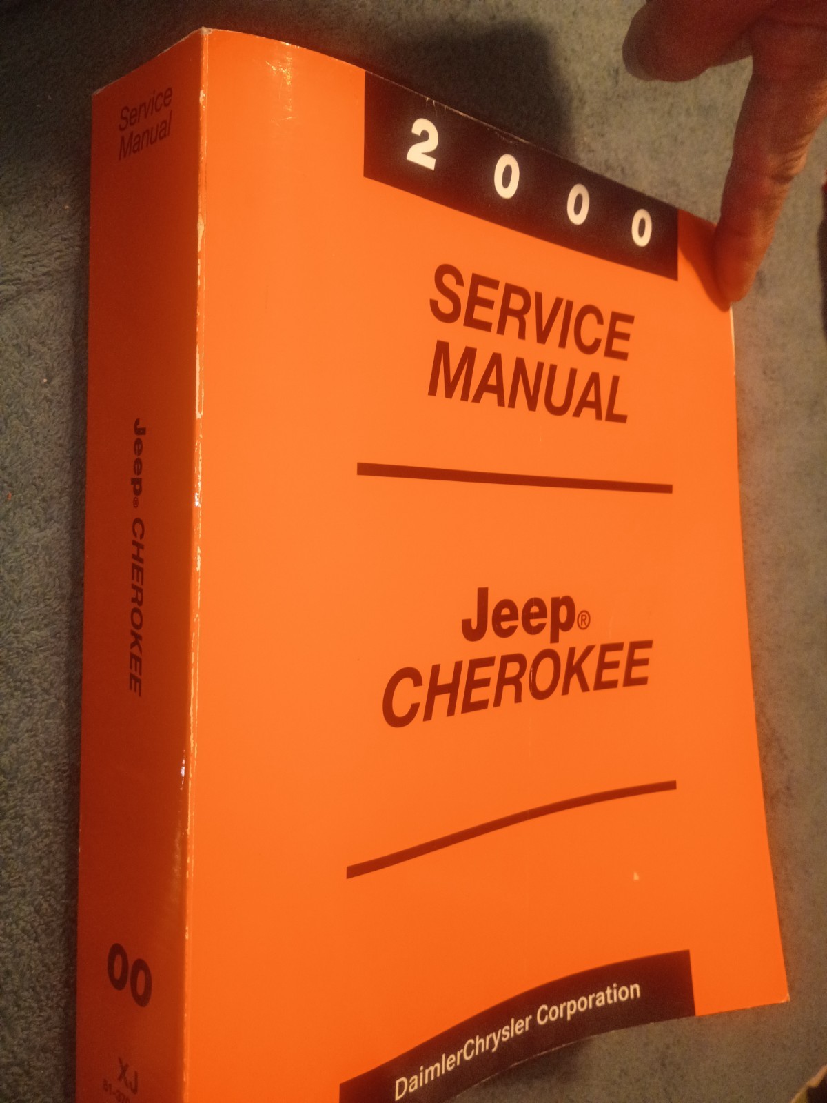 2000 JEEP CHEROKEE SHOP MANUAL / ORIGINAL SERVICE BOOK XJ