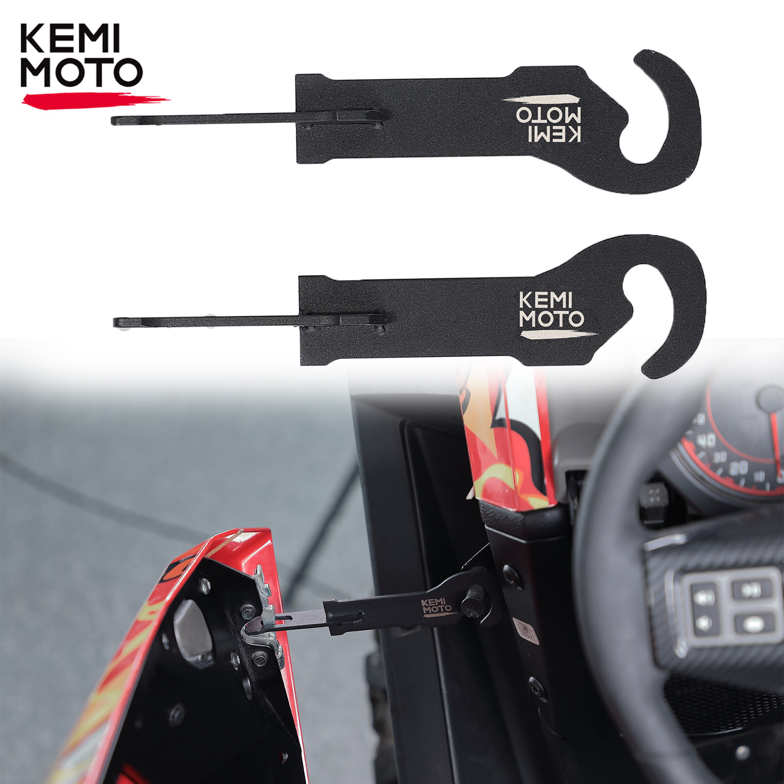1 Pair Anti-rust Easy Latches 4.5″ Latches Vent Extender for RZR Pro XP/TURBO R