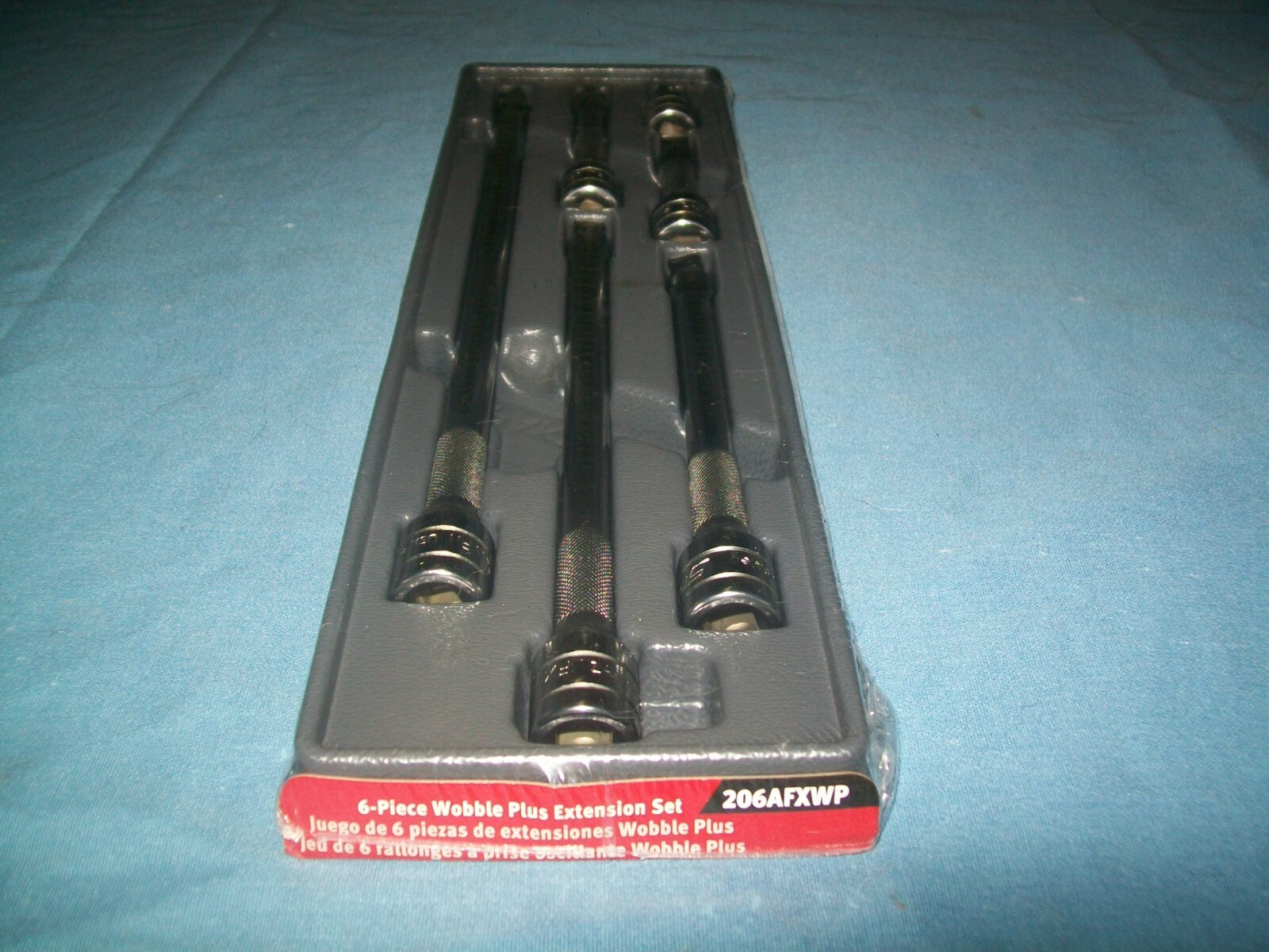 New Snap-on™ 3/8″ drive 6pc Knurled Wobble Plus Extension Set 206AFXWP Sealed