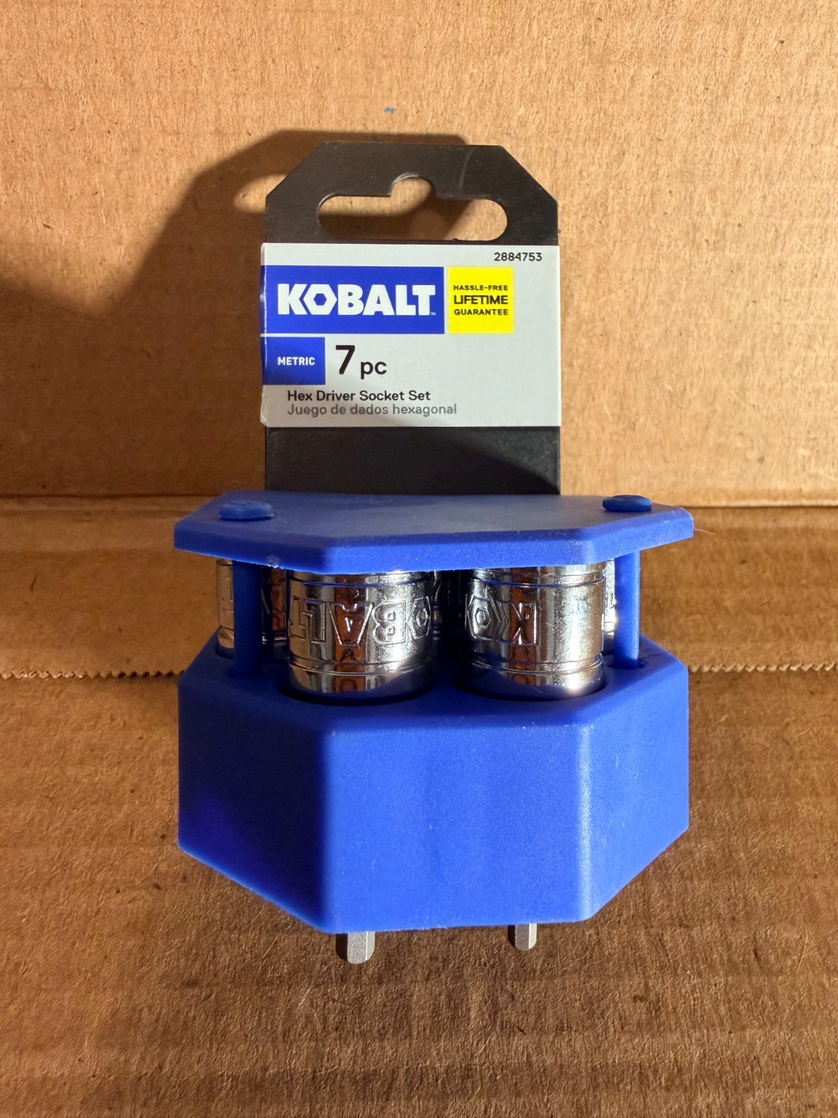 Kobalt 7-Piece 3/8-in Drive Hex Bit Driver Socket Set Metric 81722 NEW