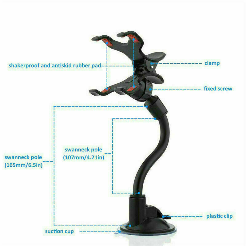 Car Windshield Suction Cup Mount Holder Cradle For Mobile Cell Phone iPhone GPS