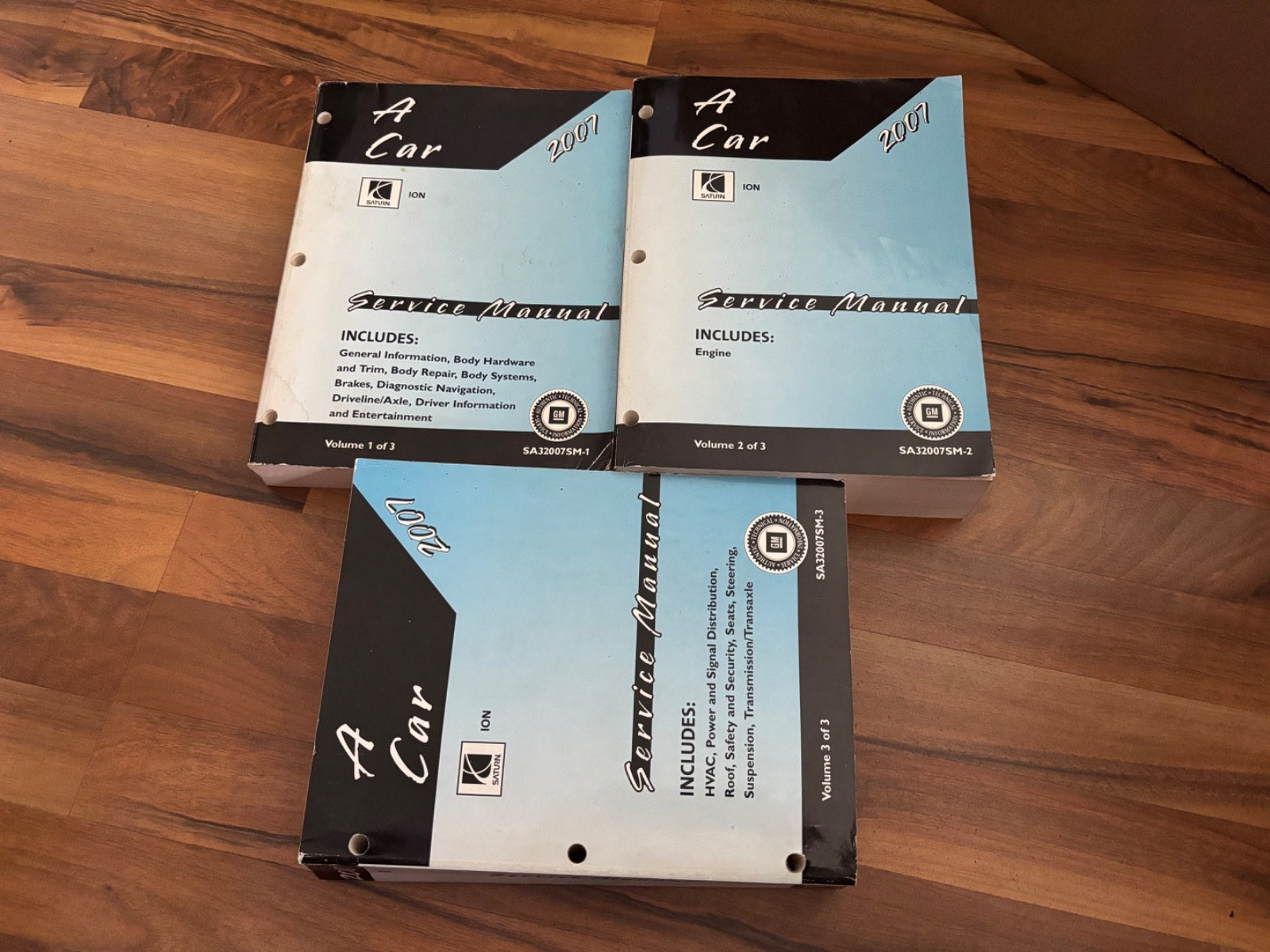 2007 SATURN ION Service Shop Repair Manual Set (3)_Sedan/Coupe_2_3_RED LINE