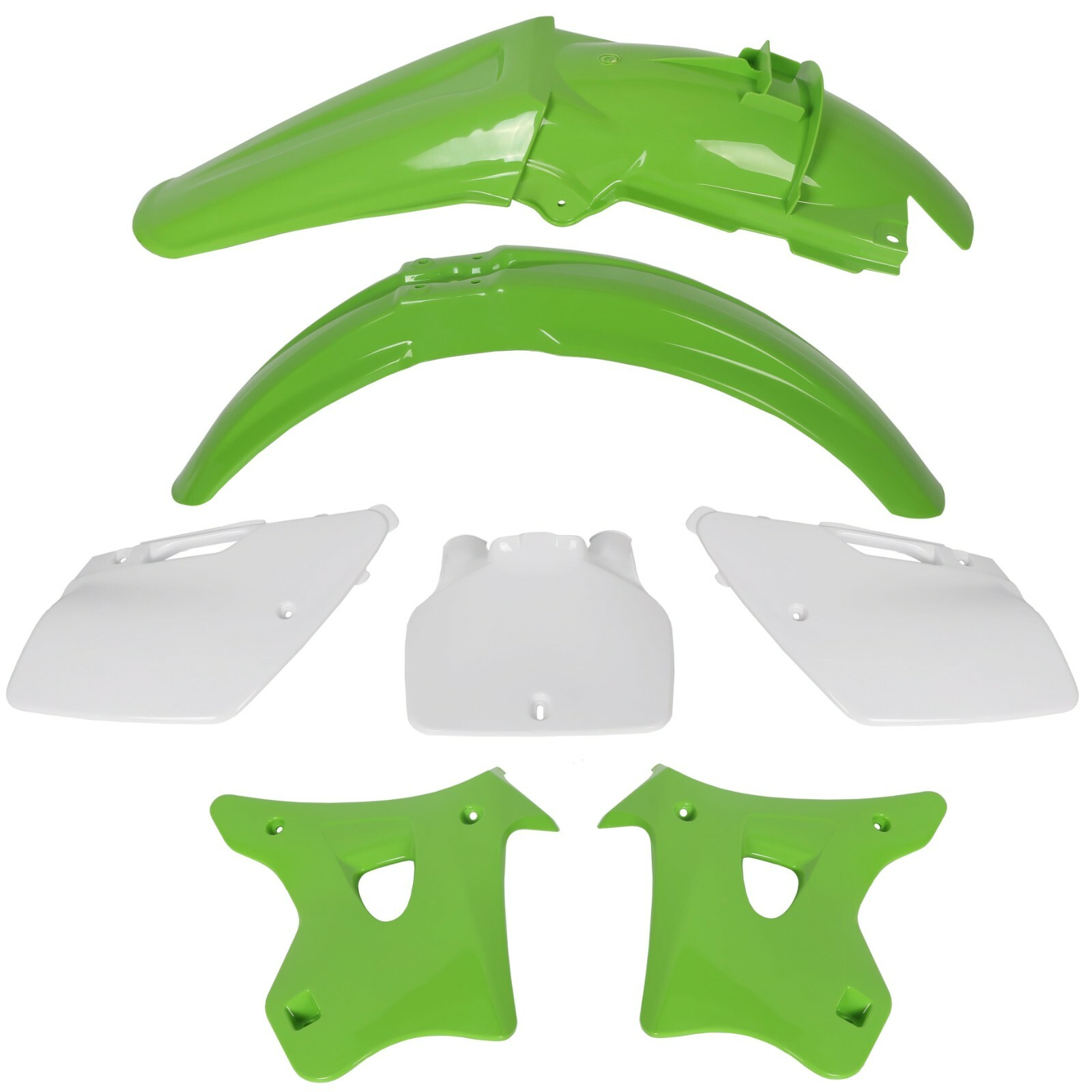 Plastic Kit Fairing Replace Bodywork 7Pcs Set For KAWASAKI KX250 KX125 1994-1998