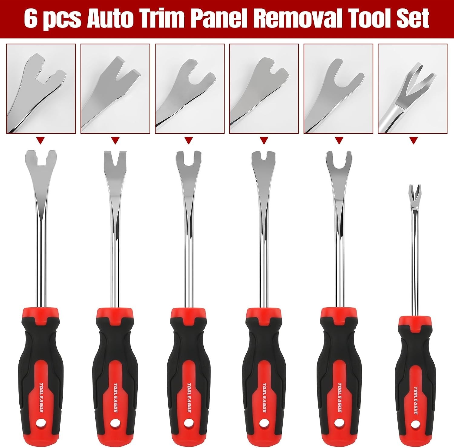 6Pcs Auto Upholstery Trim Panel Removal Tool Set | Car Trim Removal Tool, Fas…