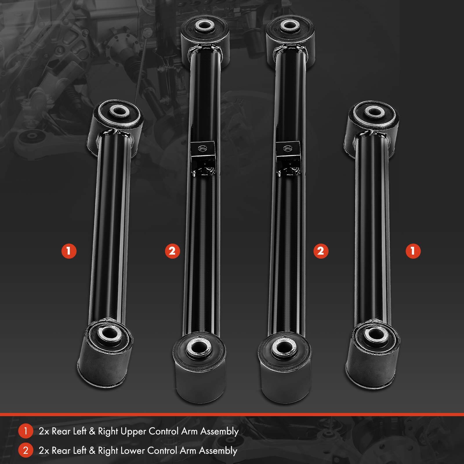 4Pcs Rear Lower & Upper Control Arm for Ram 1500 2011-2012 Dodge Ram 1500 09-10