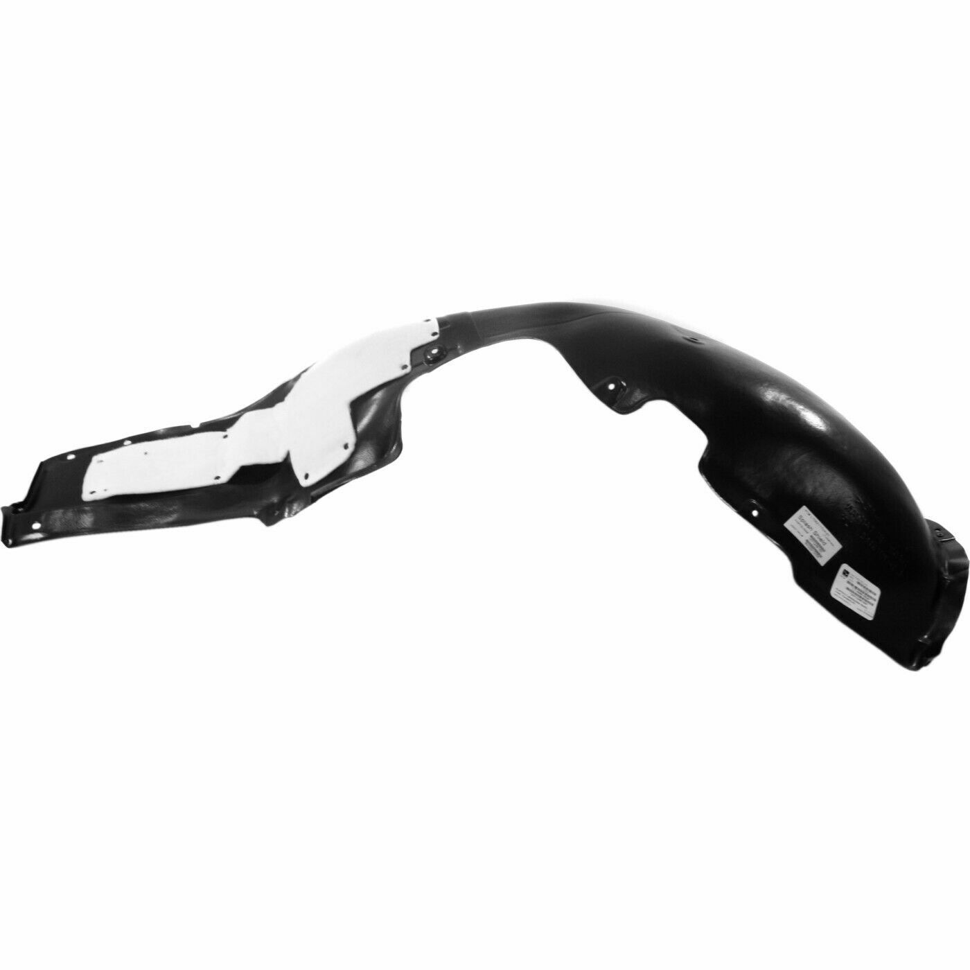 Front Left & Right Fender Liner Set w/ Clips For 2017-2018 Elantra Sedan