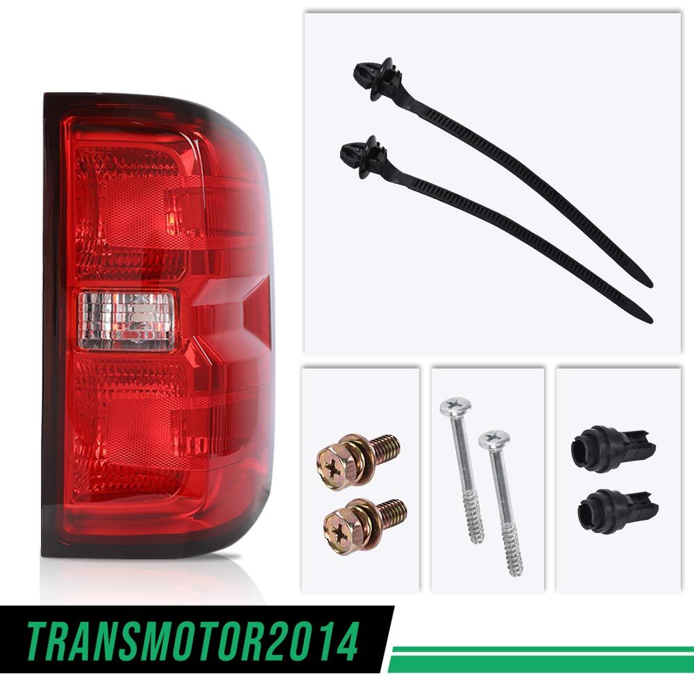 Fit For 2014-2018 Chevy Silverado 1500 Passenger Side Tail Light Brake Lamp New