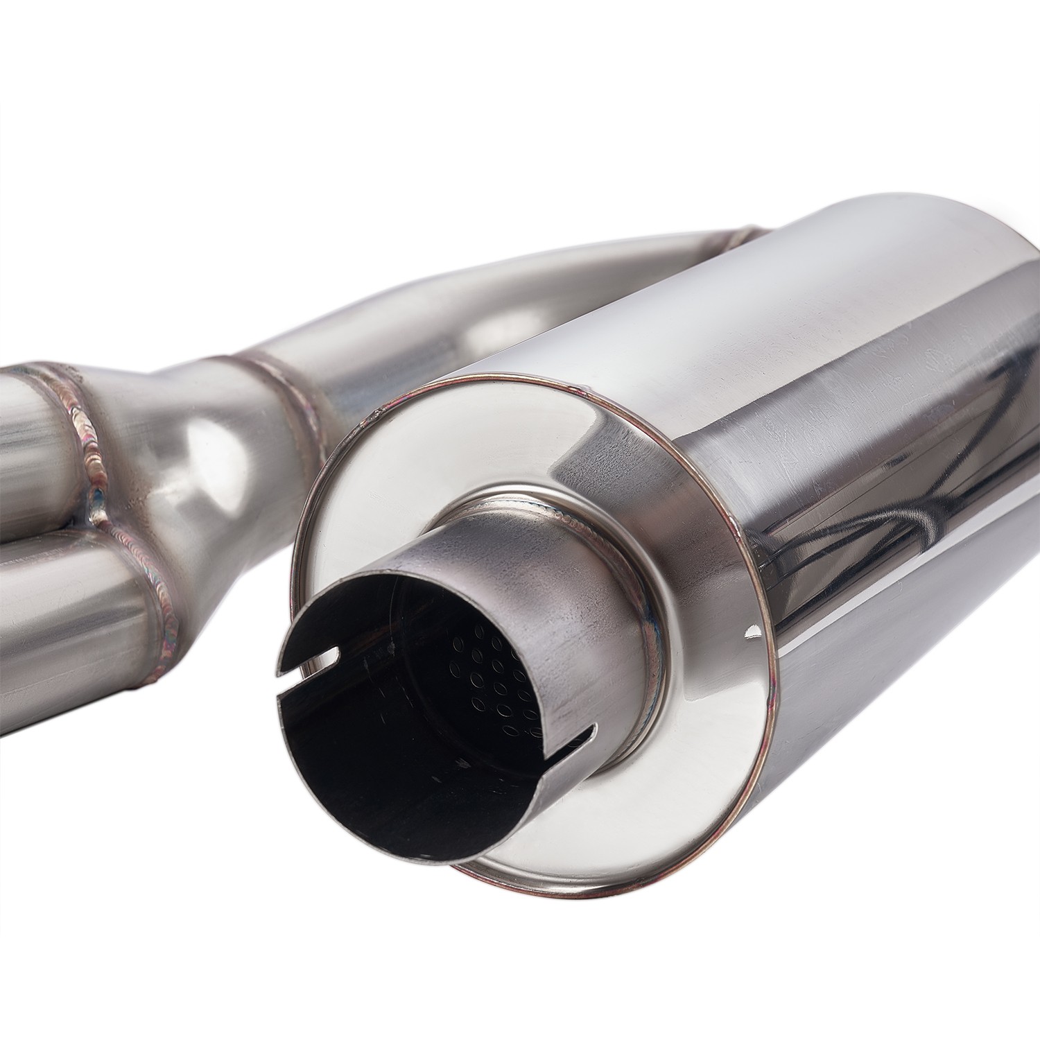 4.25″ Oval Tip Catback Exhaust for 97-04 Corvette C5 Z06 LS 5.7L Stainless
