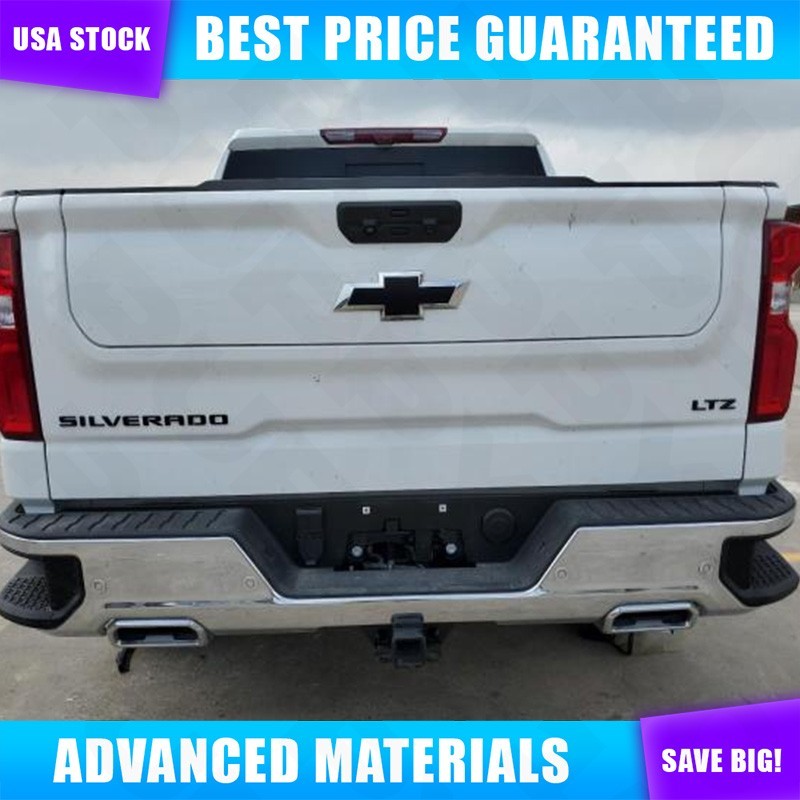 4PCS Matte Black Door Emblems Tailgate Letters Badge For Silverado LTZ 2007-2018