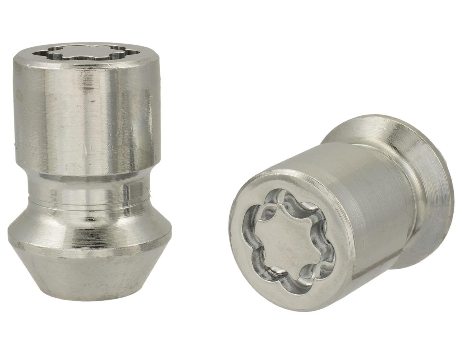 Ford® Chrome Plated Security Safety Wheel Locking Nuts for Exposed Lugs 4pc Set
