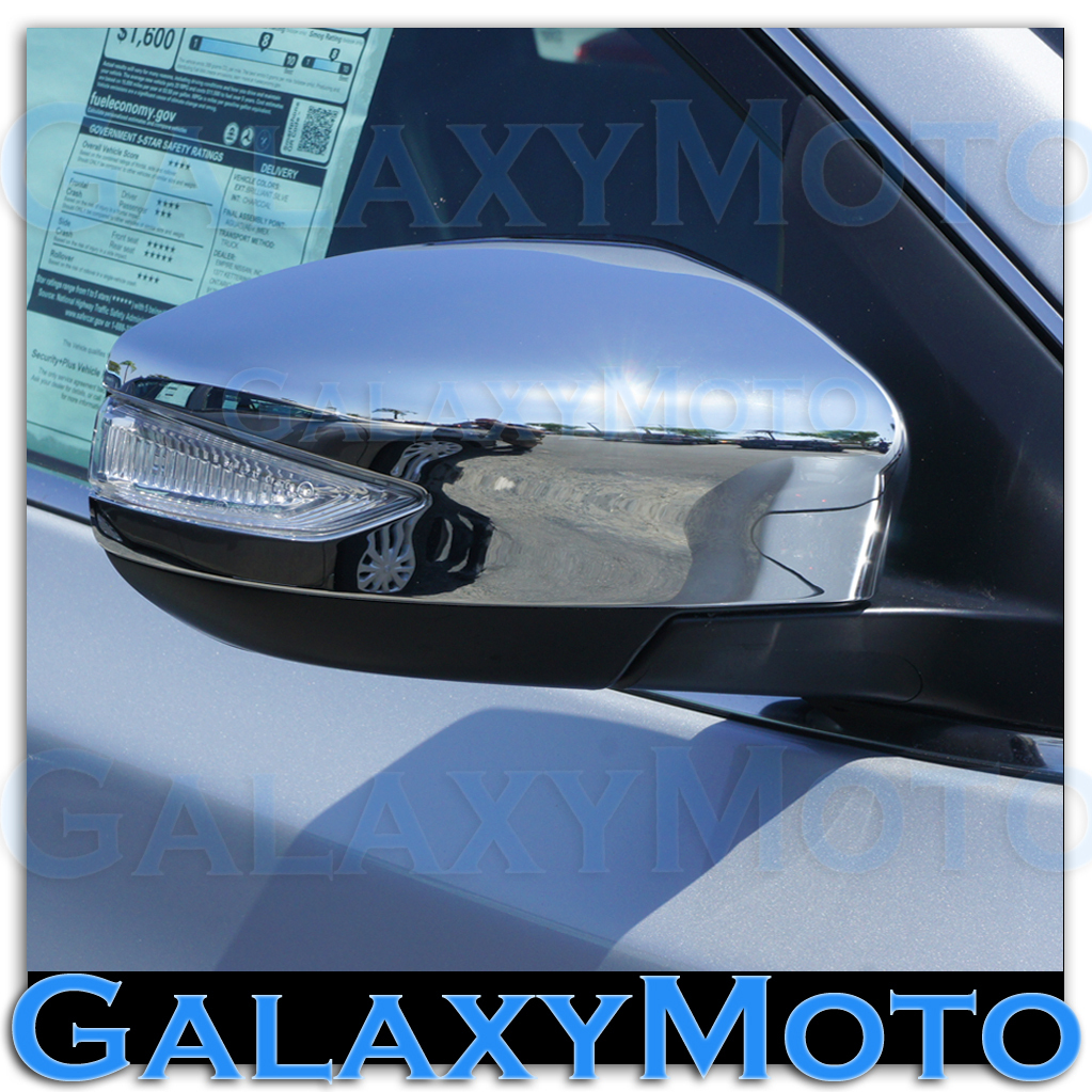 Triple Chrome plated ABS Mirror Cover w/Turn Signal for 13-18 NISSAN ALTIMA