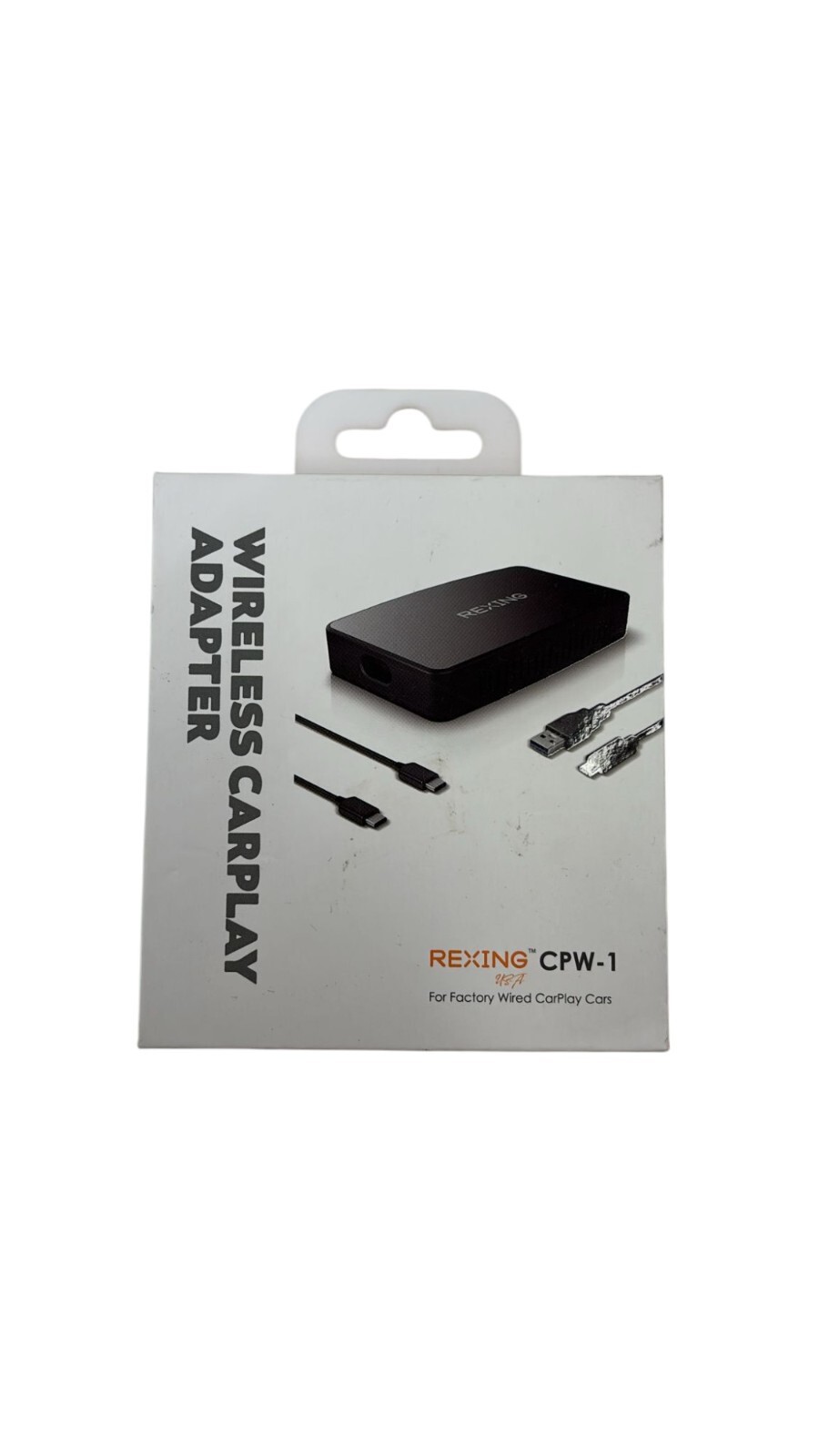 Rexing CPW-1 Wireless CarPlay Adapter for Factory Wired CarPlay Cars