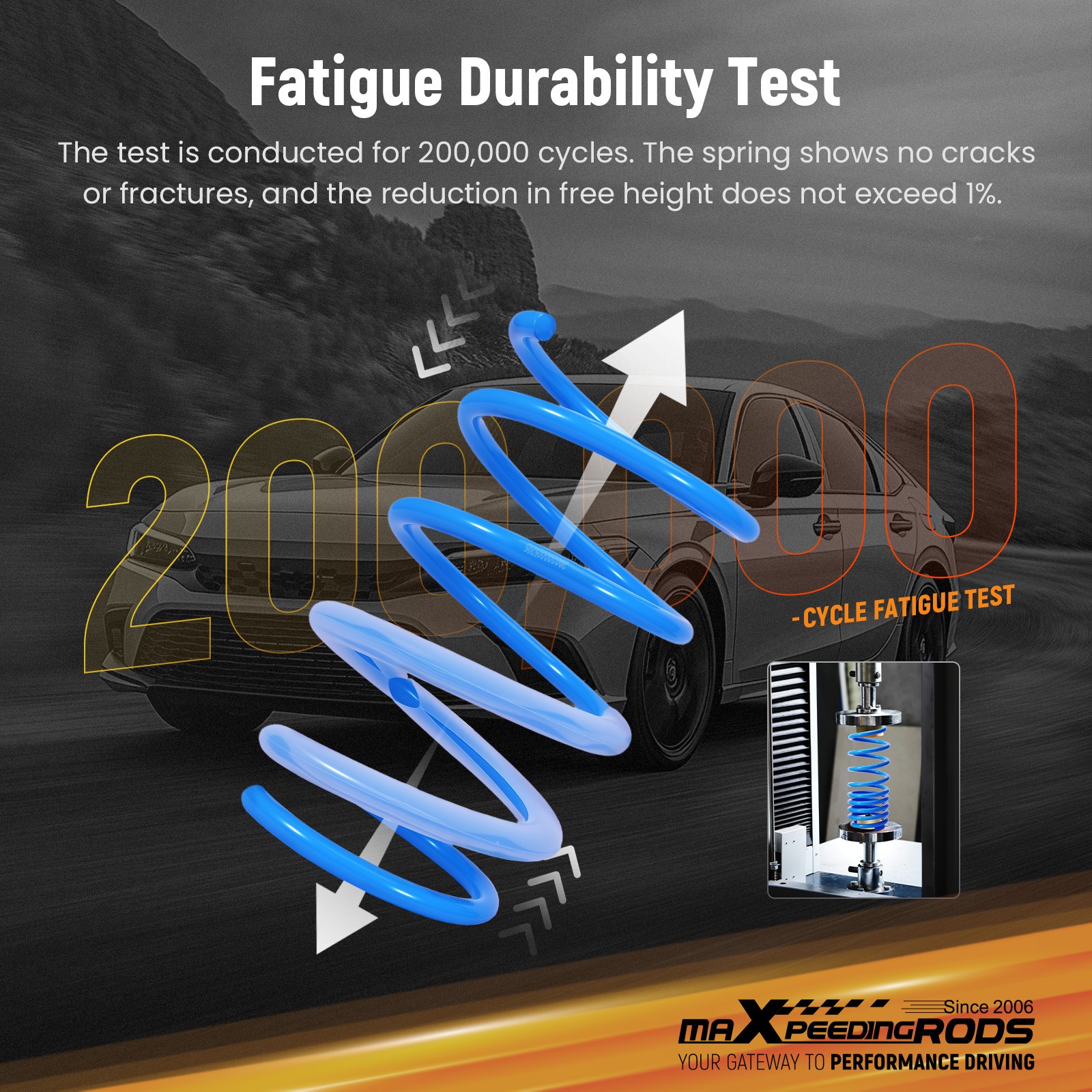 MaXpeedingrods Lowering Springs Kit For BMW 3 Series E36 316i 318i 323i 92-99