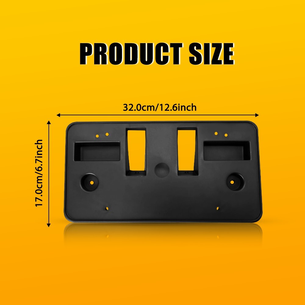 Front License Plate Tag Bracket Holder GM1068198 For 2019-2022 GMC Sierra 1500 T