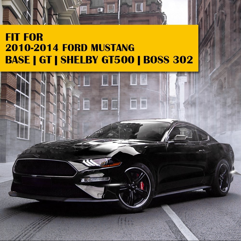 Side Marker Lights Smoked Lens For Ford Mustang 2010-2014 Front & Rear LED/Clear