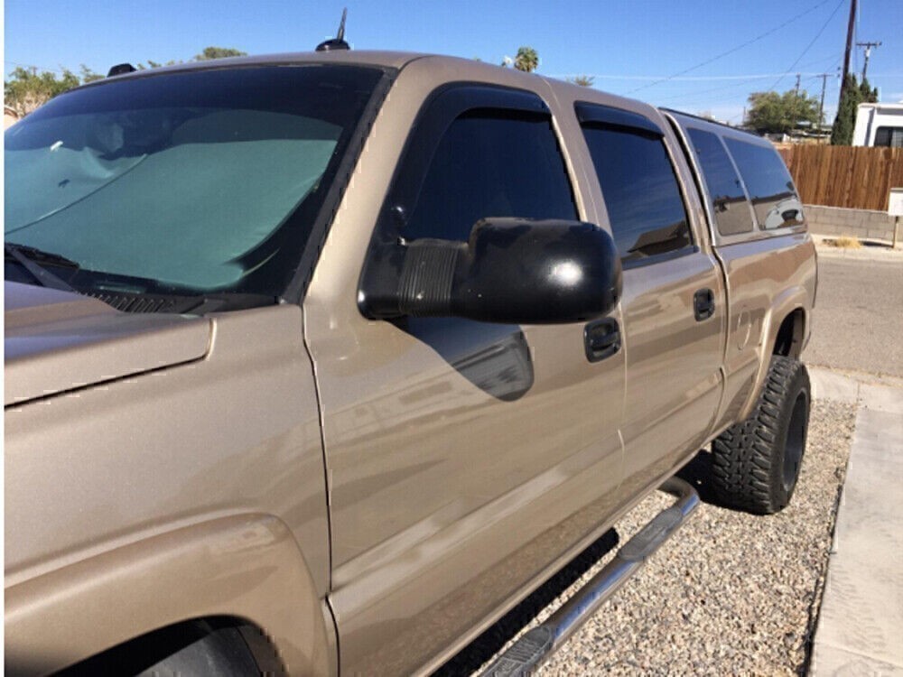 In-Channel Window Visor Vent Shade for 07-13 Silverado Sierra 1500 2500 /