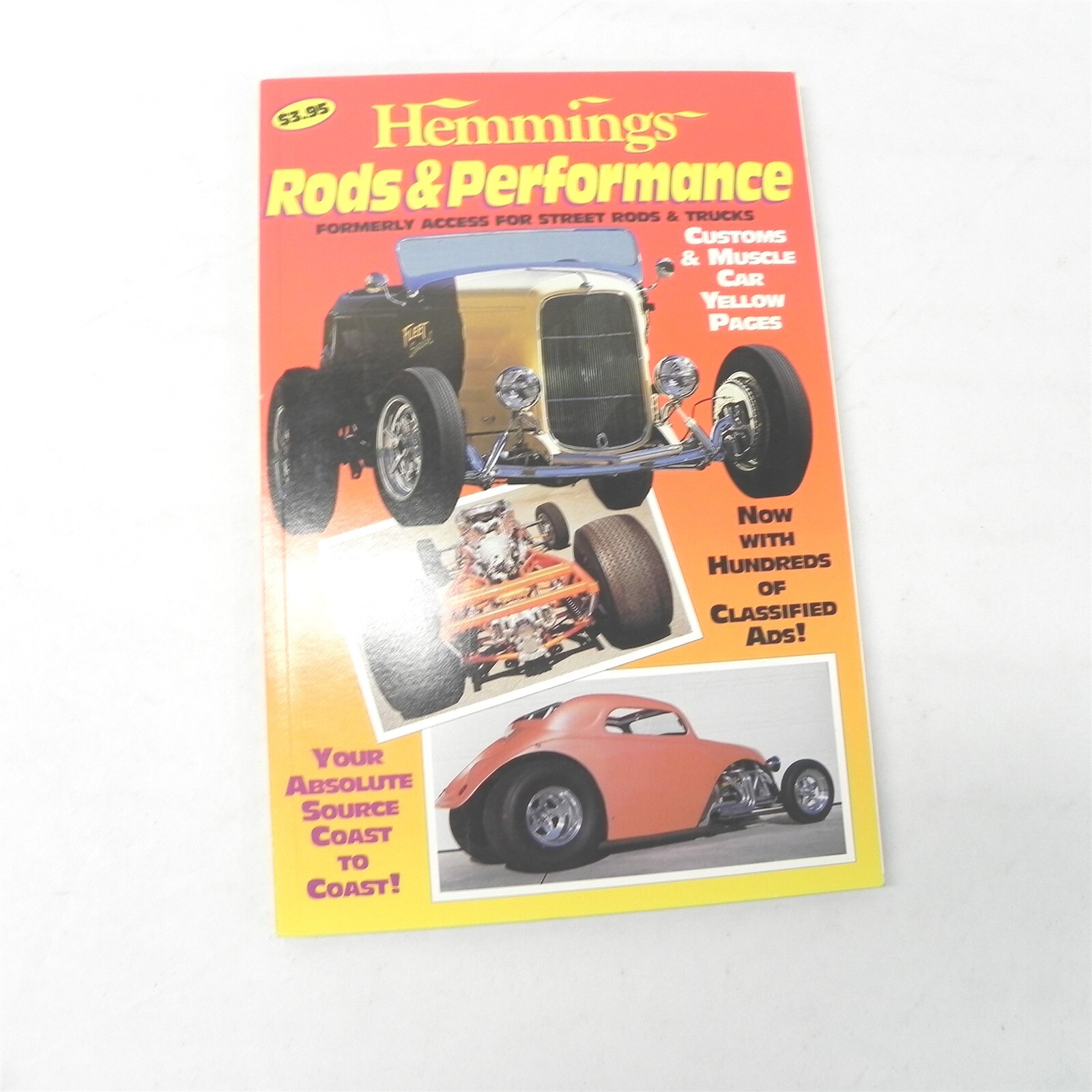 VTG WINTER 1999 2000 HEMMINGS RODS & PERFORMANCE CUSTOM MUSCLE CAR YELLOW PAGES