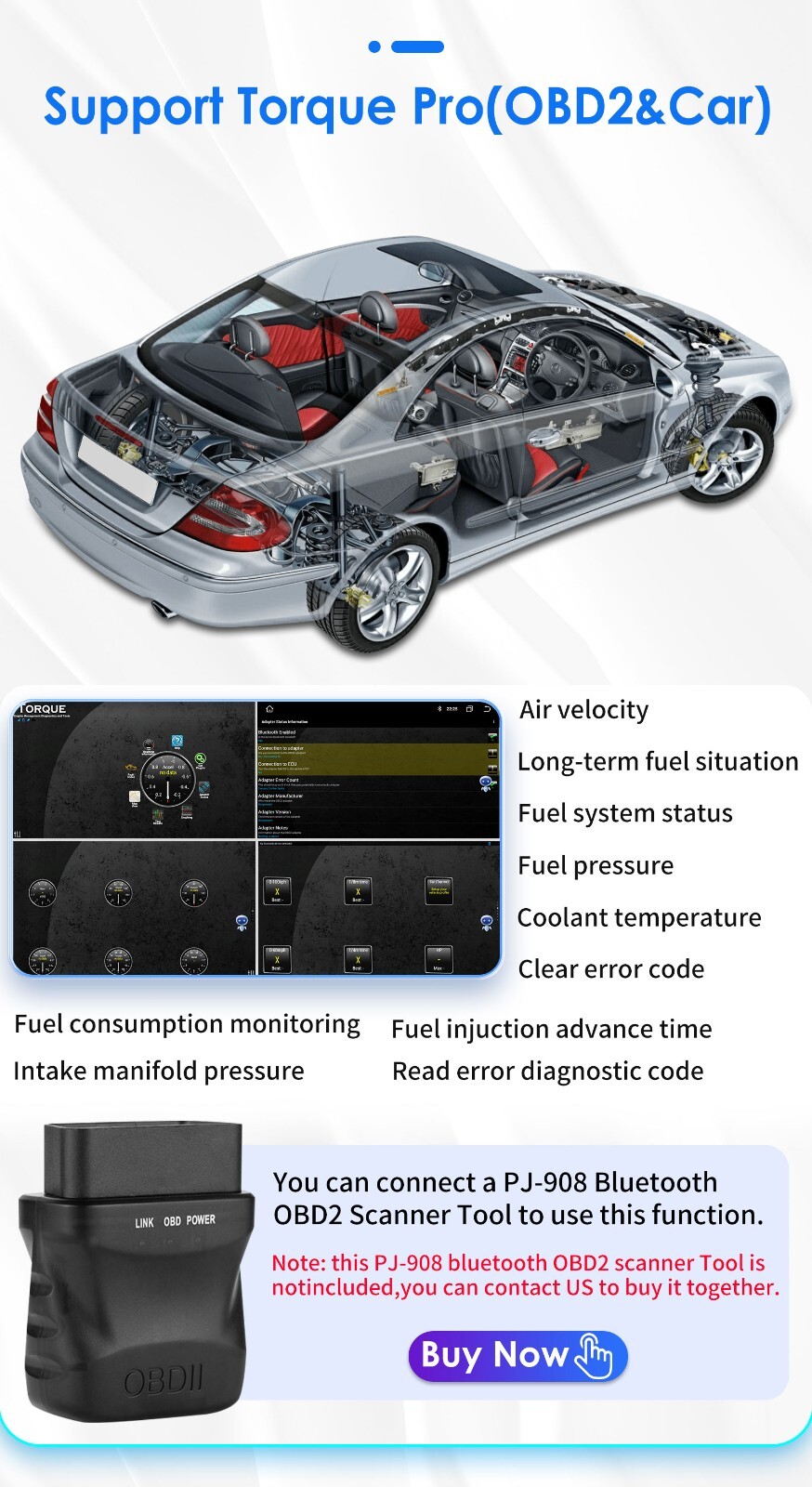For Chevrolet Camaro 2010-2015 Android14 Apple CarPlay Car Stereo Radio GPS Nav