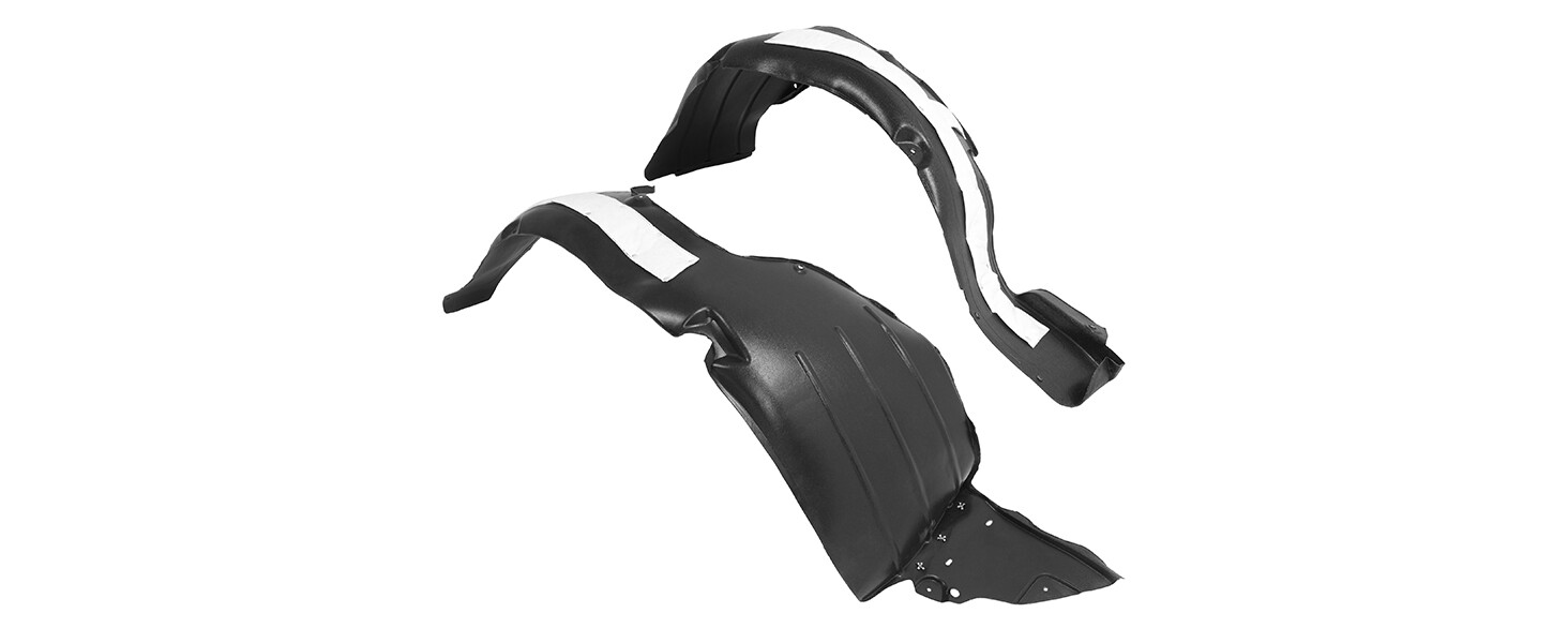 Front Fender Liner Set For Korean Built 2014-16 Elantra Sedan w/Insulation Foam