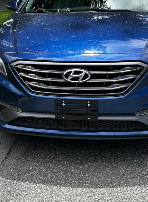 License Plate Tag Holder Mount Relocator Adapter Bumper Kit Bracket for HYUNDAI