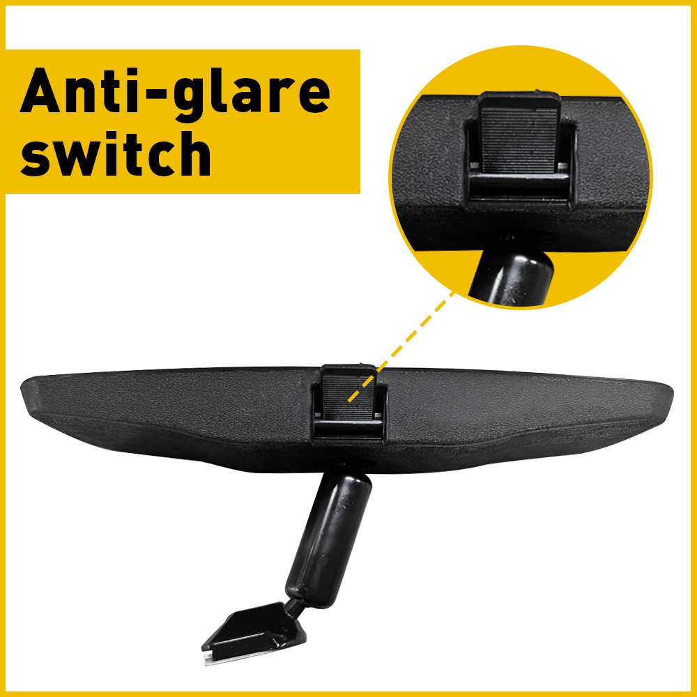 Universal Rear View Mirror Flat Interior Stick-on View High-definition mirror 8″
