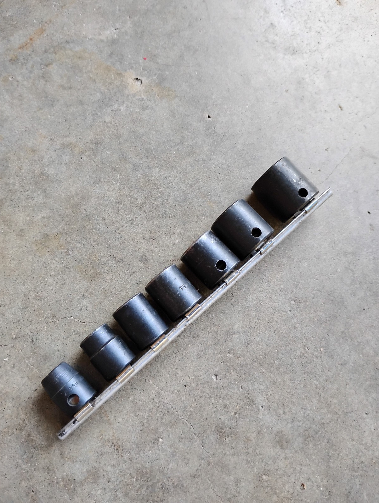Snap On 3/8″ Dr Impact Socket Set 7pcs 3/8″-3/4″ 6pt USA