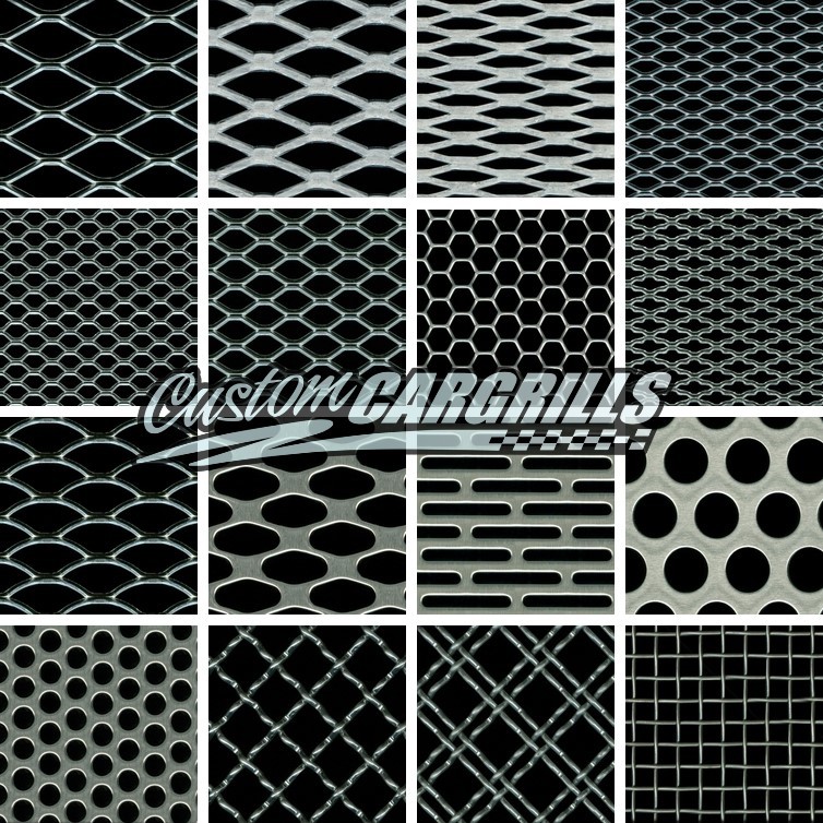 CCG UNIVERSAL GRILL MESH BIG SAMPLE PACK – 3″ x 3″ – 16 PIECE – SILVER