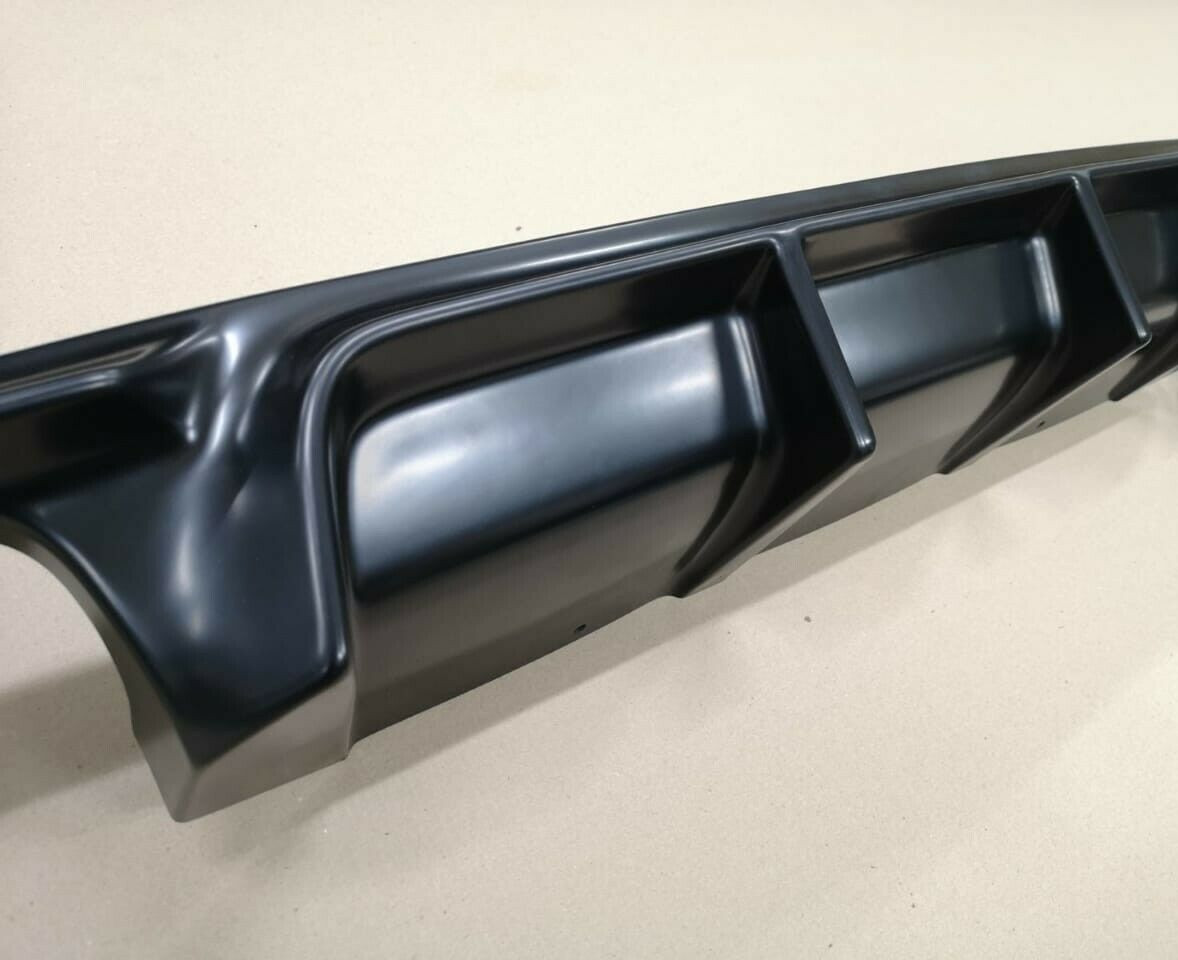 BMW E39 M sport rear diffuser gloss twin exhaust abs plastic video review