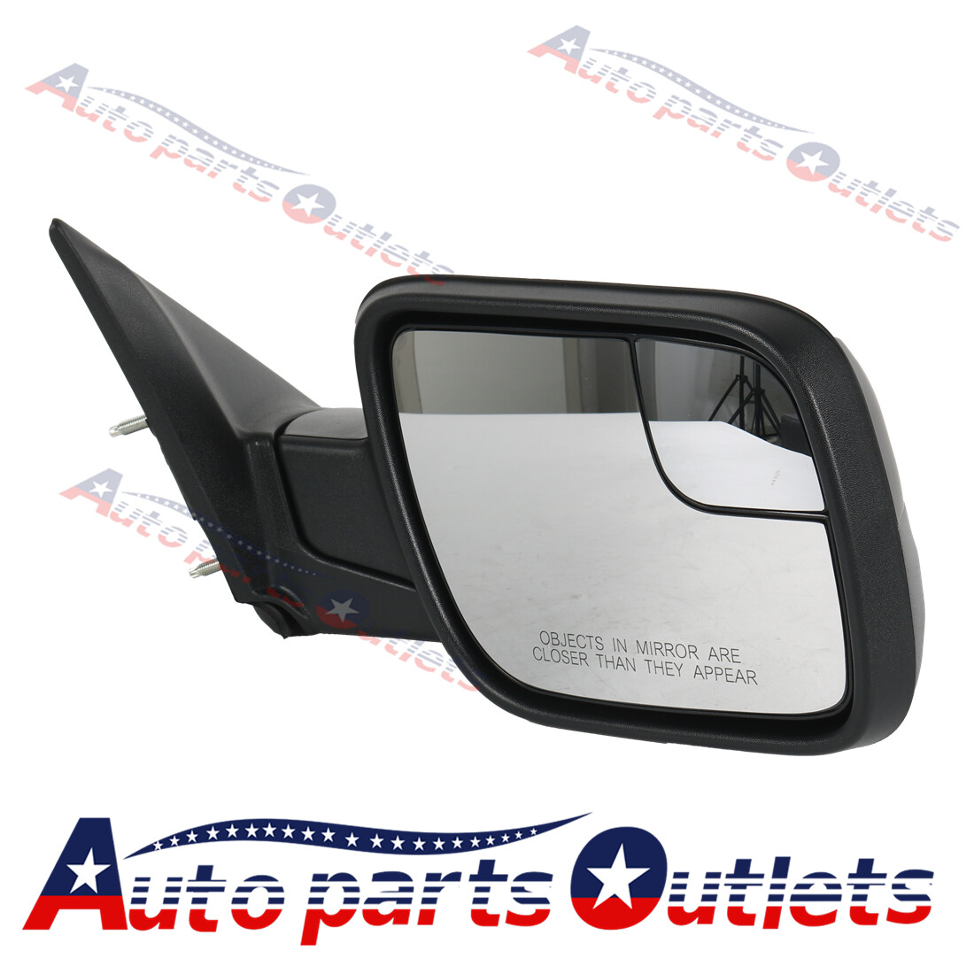 New Right Side Power Mirror Black For Ford 2011-15 Explorer Manual Fold Textured