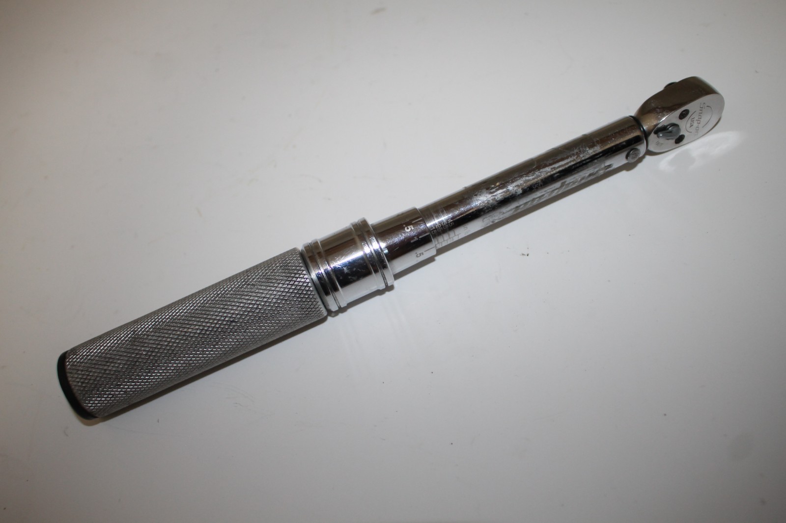 Snap-on QD1R50 1/4″ Drive Ratchet Click Torque Wrench 10-50 in/lbs USA