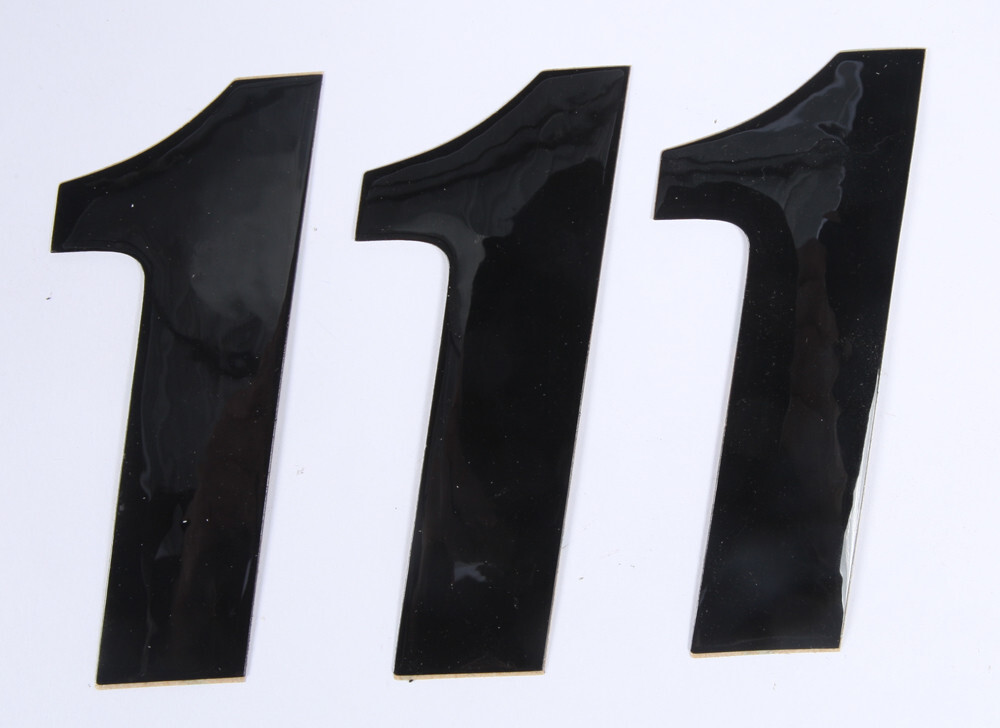 D’COR 4in Number 3/PK Black 1 45-24-1