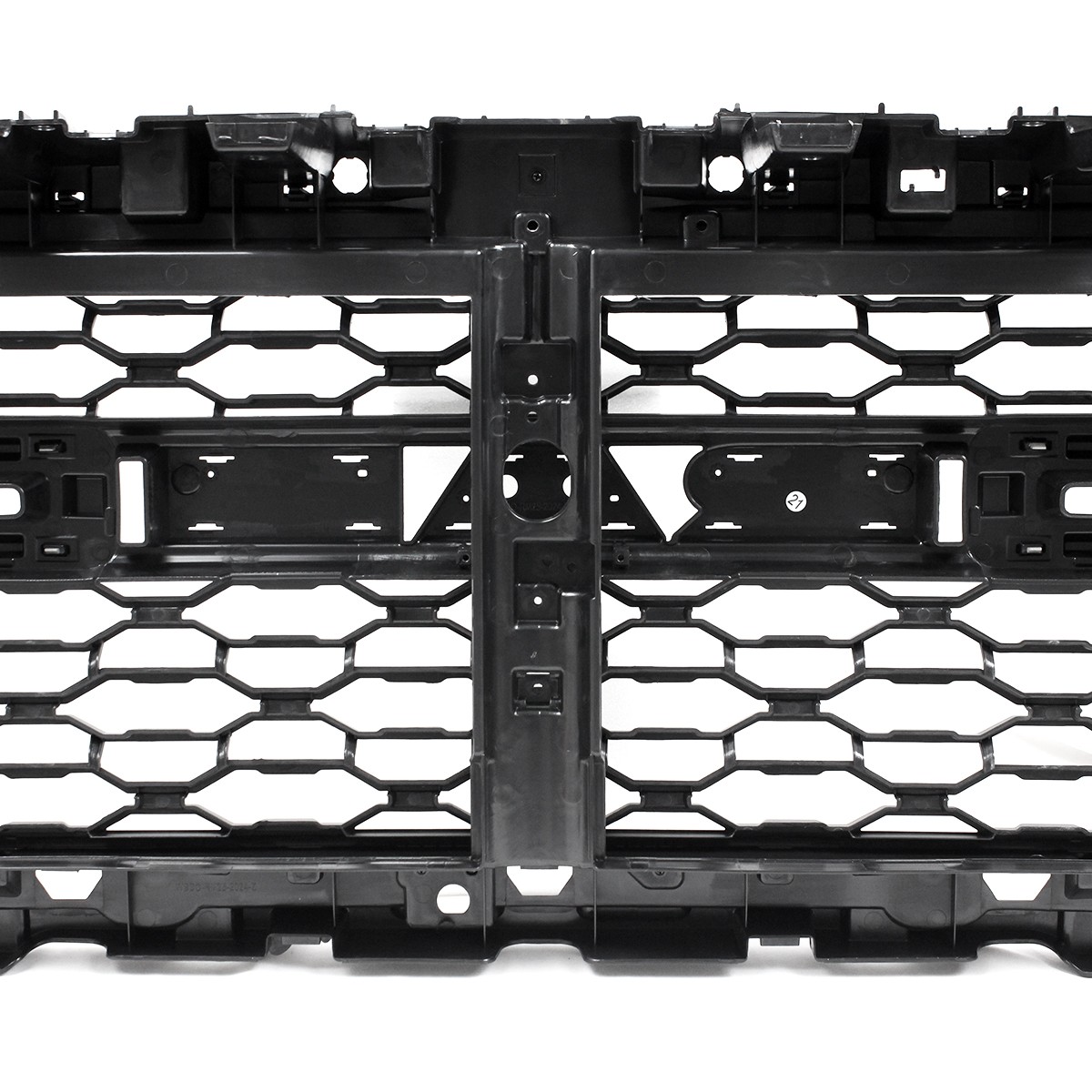 For RAM 2500 3500 4500 2019 2020-24 Matte Front Grille W/ Billet Silver Metallic