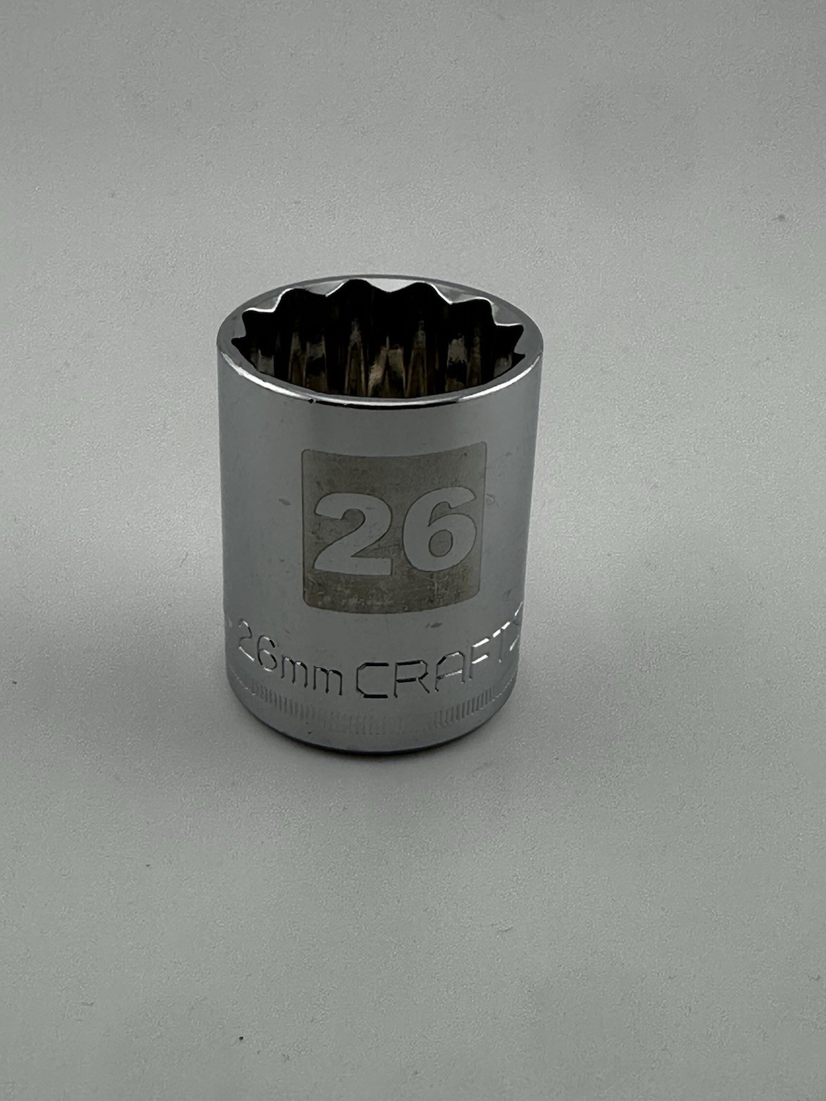 Craftsman 26mm Easy Read Socket 12 Point 1/2″ Drive 50750. 529
