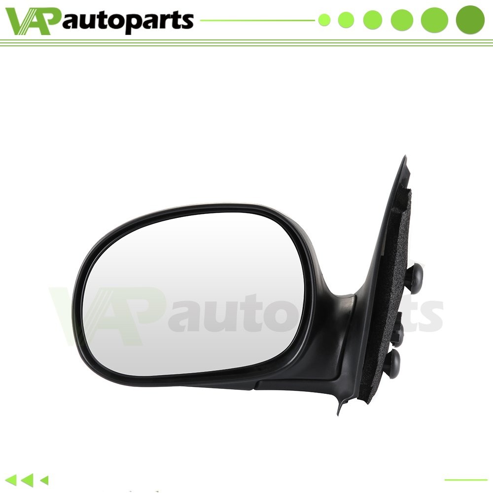 Manual Fold Black Exterior Mirror Fits 1997-2004 Ford F-150 Left Side Wholesale