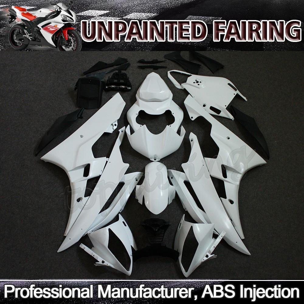 Unpainted Fairing Kit for Yamaha YZF R6 2006 2007 ABS Injection Molded Body work