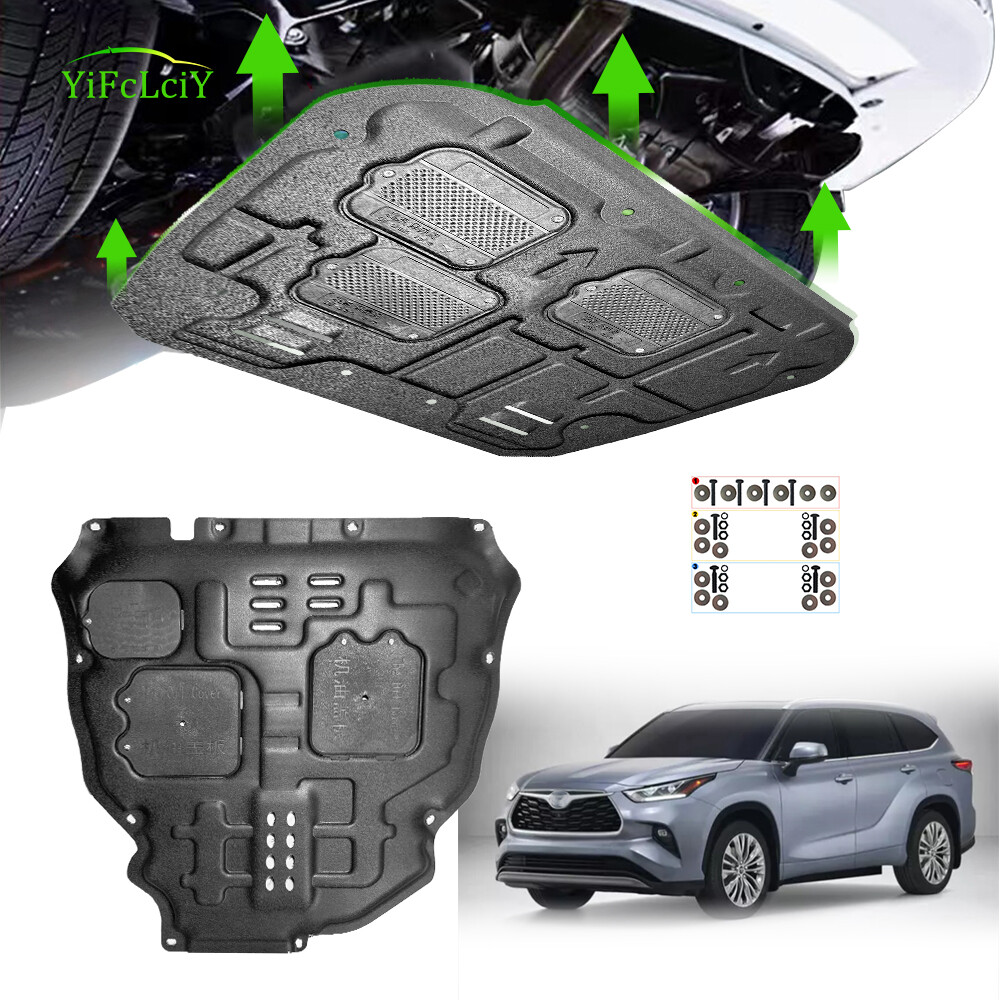 Front Skid Plate For Toyota Highlander 20-24 Impact Resistant Engine Guard Cover