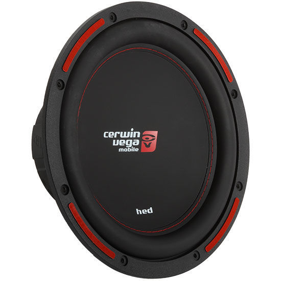 CERWIN VEGA 1200W 12″ Single 4-Ohm HED Series Car Audio Subwoofer | H7124S