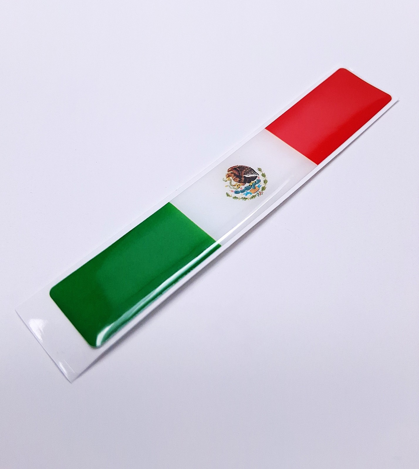 MEXICO MEXICAN FLAG 3D EPOXY CAR EMBLEM FLEXIBLE DURABLE WATERPROOF