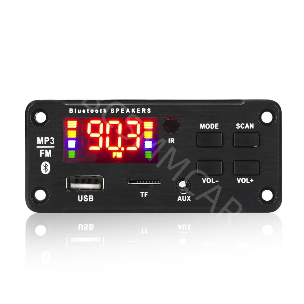 Bluetooth 5.0 Decoder Board Car MP3 Player Power Amplifier USB TF AUX FM Radio