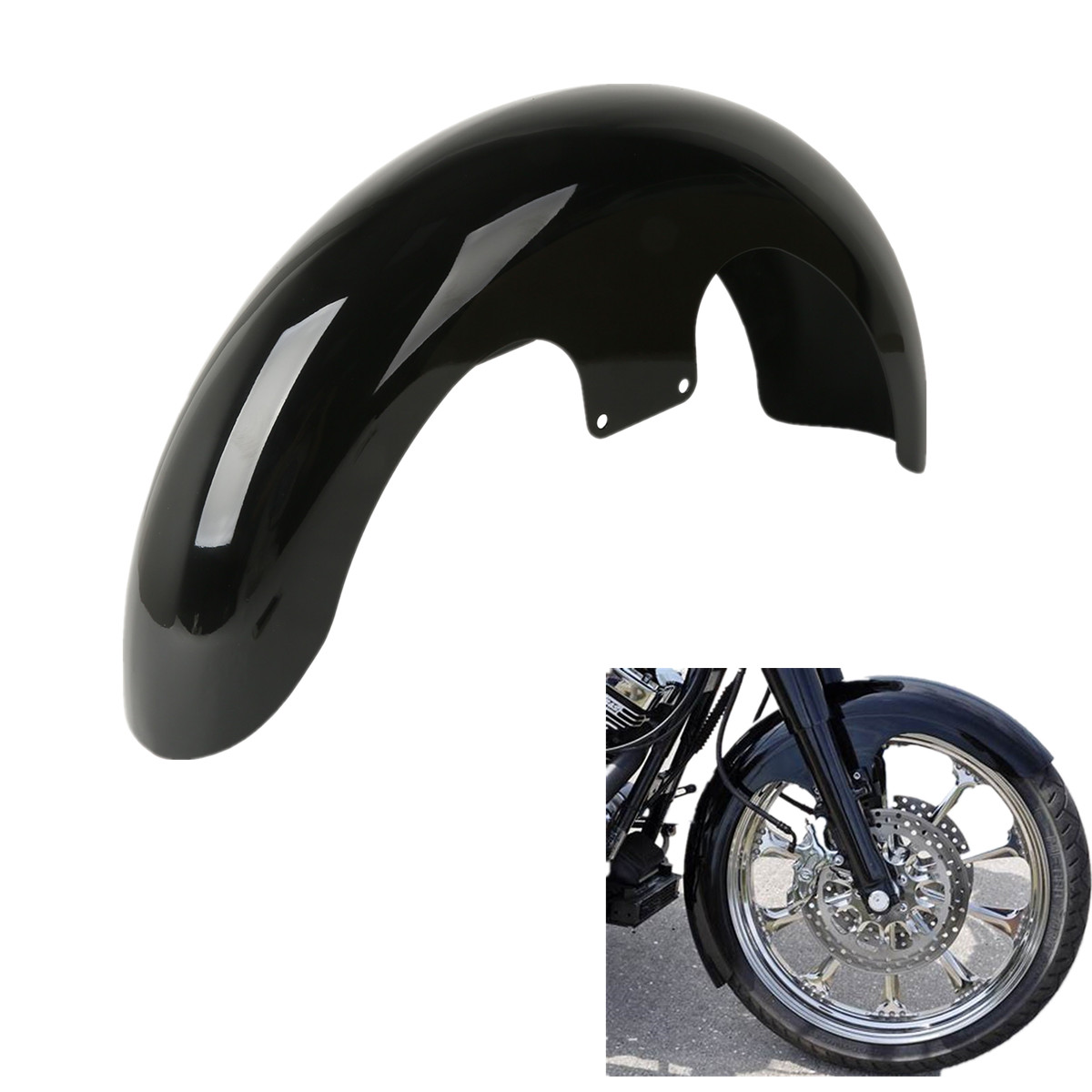 23″ Wrap Custom Front Fender For Harley Touring Electra Street Glide Road King