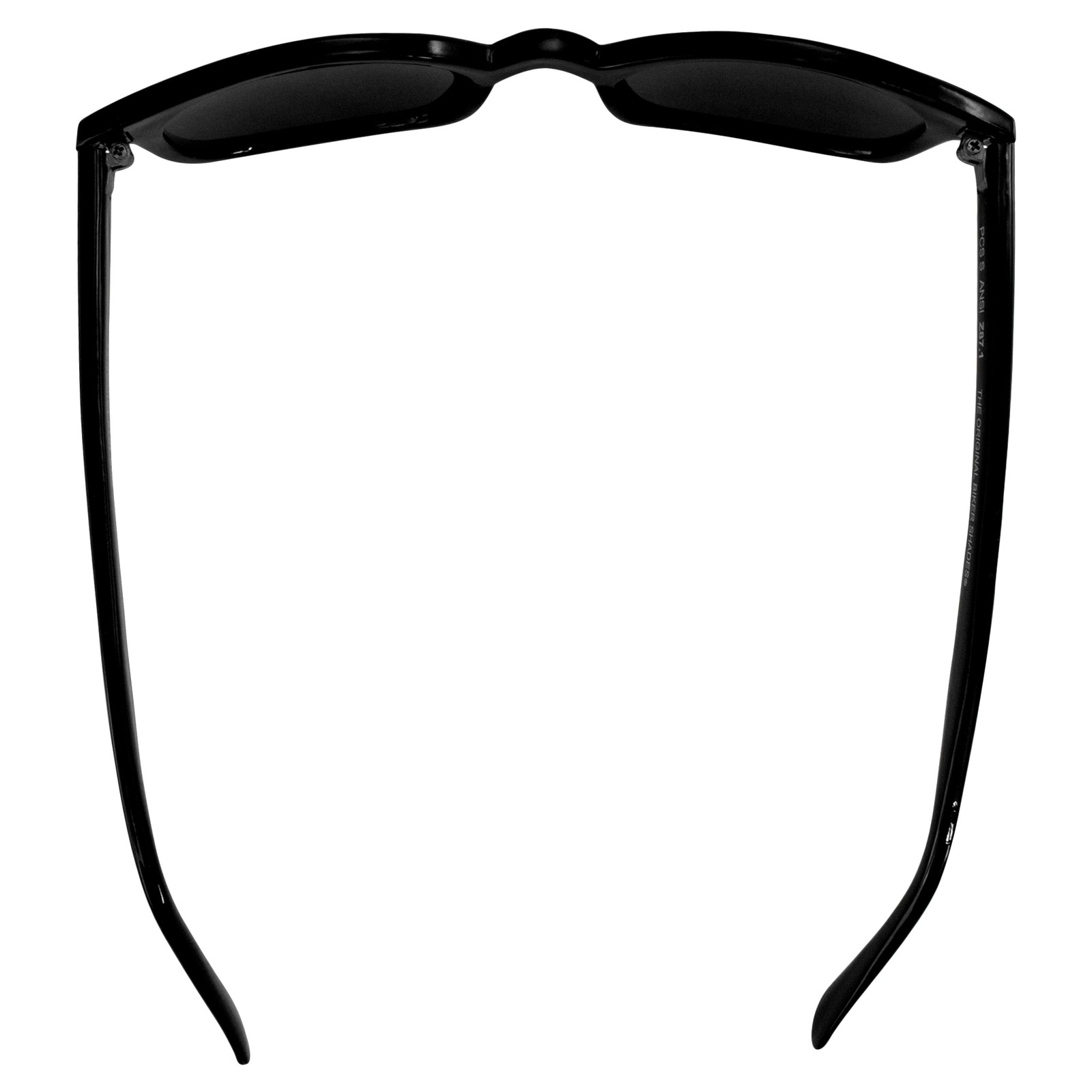 Pacific Coast Sunglasses X-KD’s Classic Biker Sunglasses Black Frames & Smoke