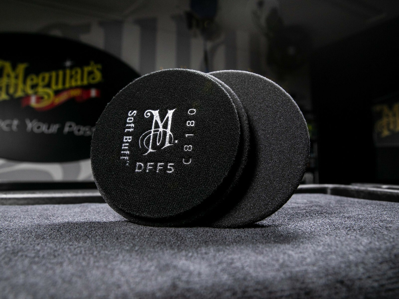 Meguiar’s DFF5 DA Polisher Auto PRO Soft Buff Foam Finishing Disc No Swirls 5″