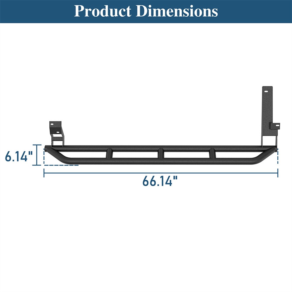 For 2013-2017 Subaru Crosstrek Front Rear Bumper Rally Bull Bar Tube Rock Slider
