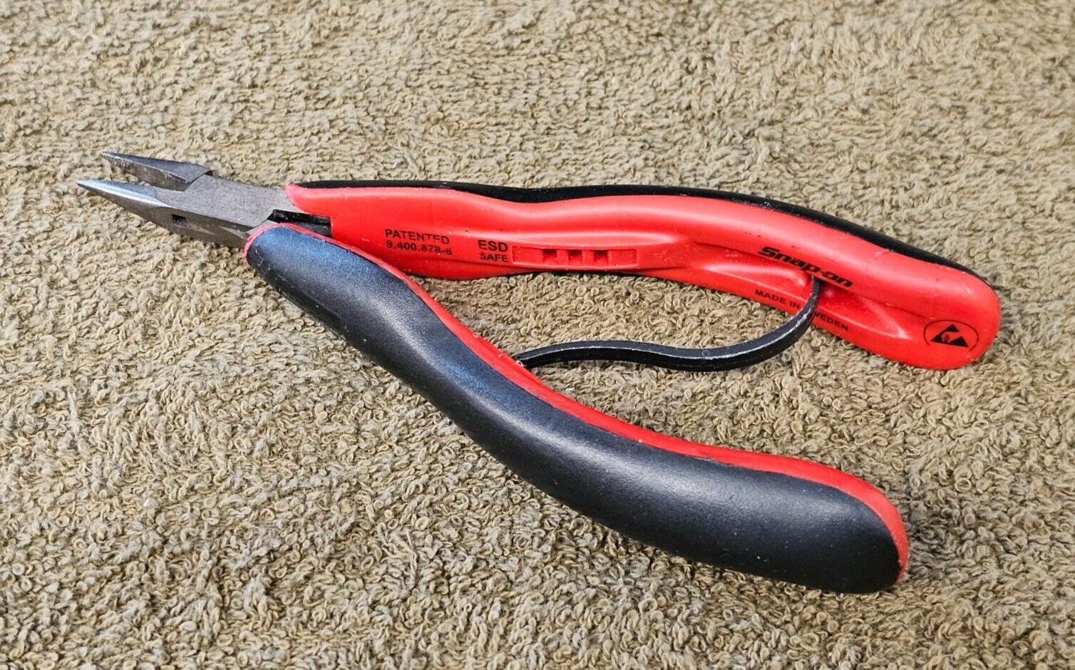 Snap-On Needle Nose Pliers EP893KA ESD Safe Adjustable Electronic Precision Tool