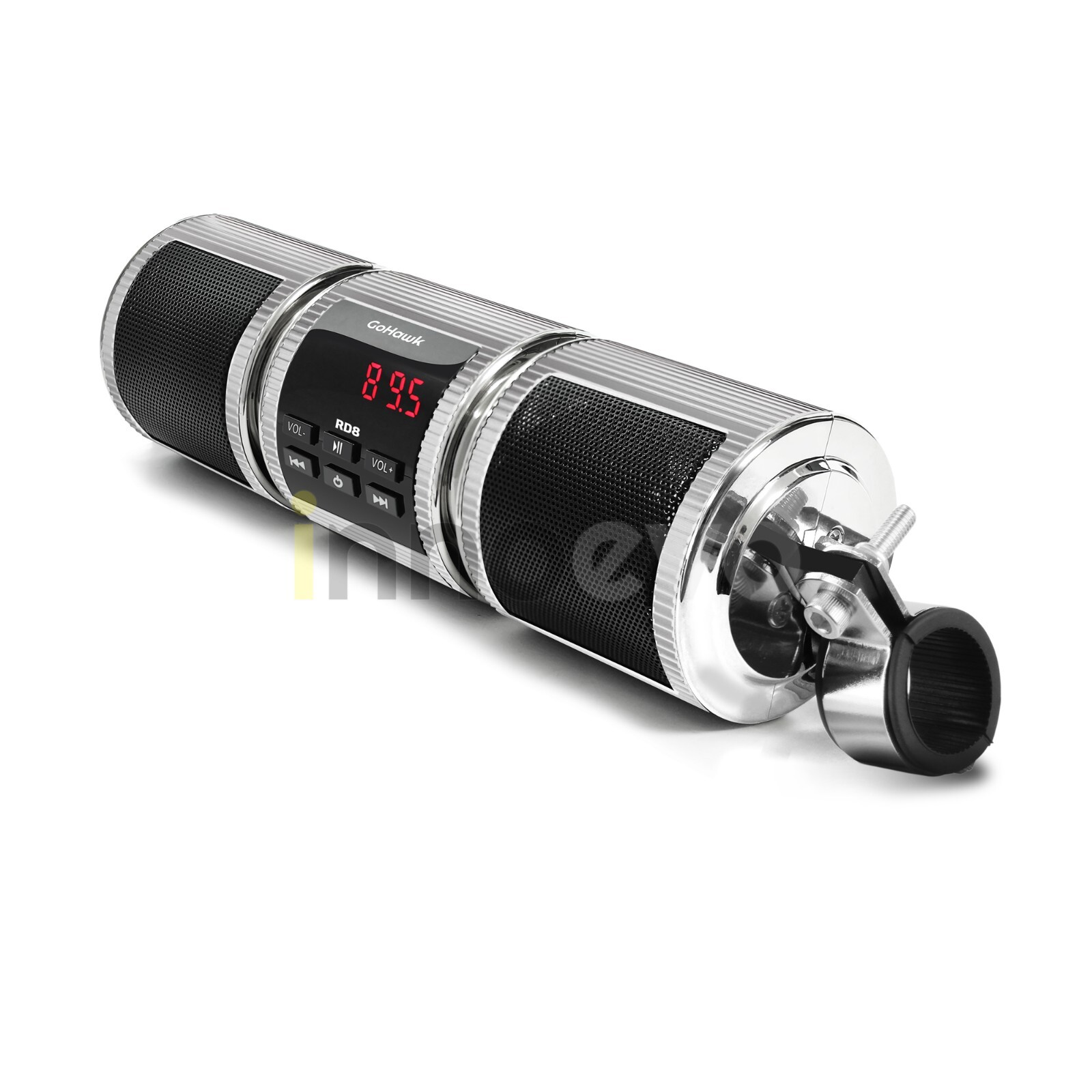 Waterproof Bluetooth Motorcycle Stereo Speaker MP3 Audio System USB AUX Radio BT