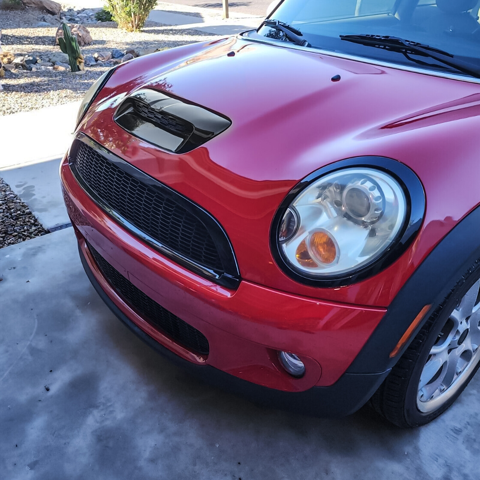 Painted Hood Vent Scoop For MINI COOPER R57 R58 R56 R55 R59 S Bonnet 2007-2014