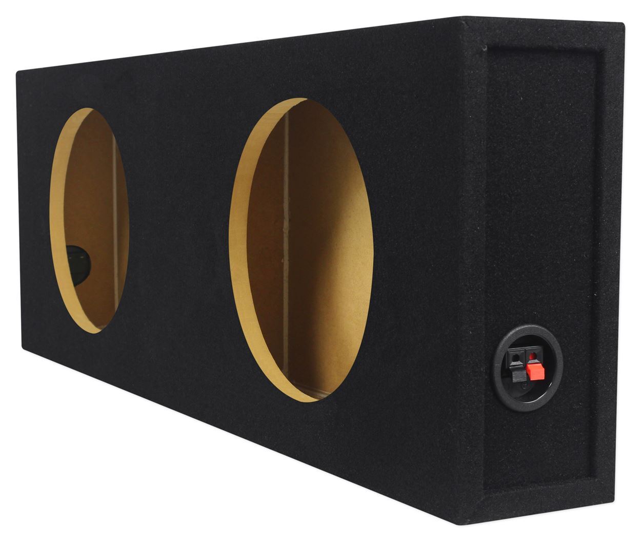 Rockville Shallow Sub Box Enclosure For (2) MTX 3510-04S 10″ Slim Subwoofers