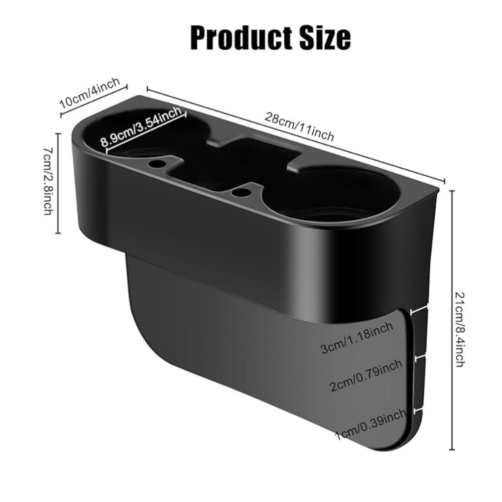 Universal Car Seat Seam Wedge Cup Holder Phone Holder Drink Bottle Mount Stand