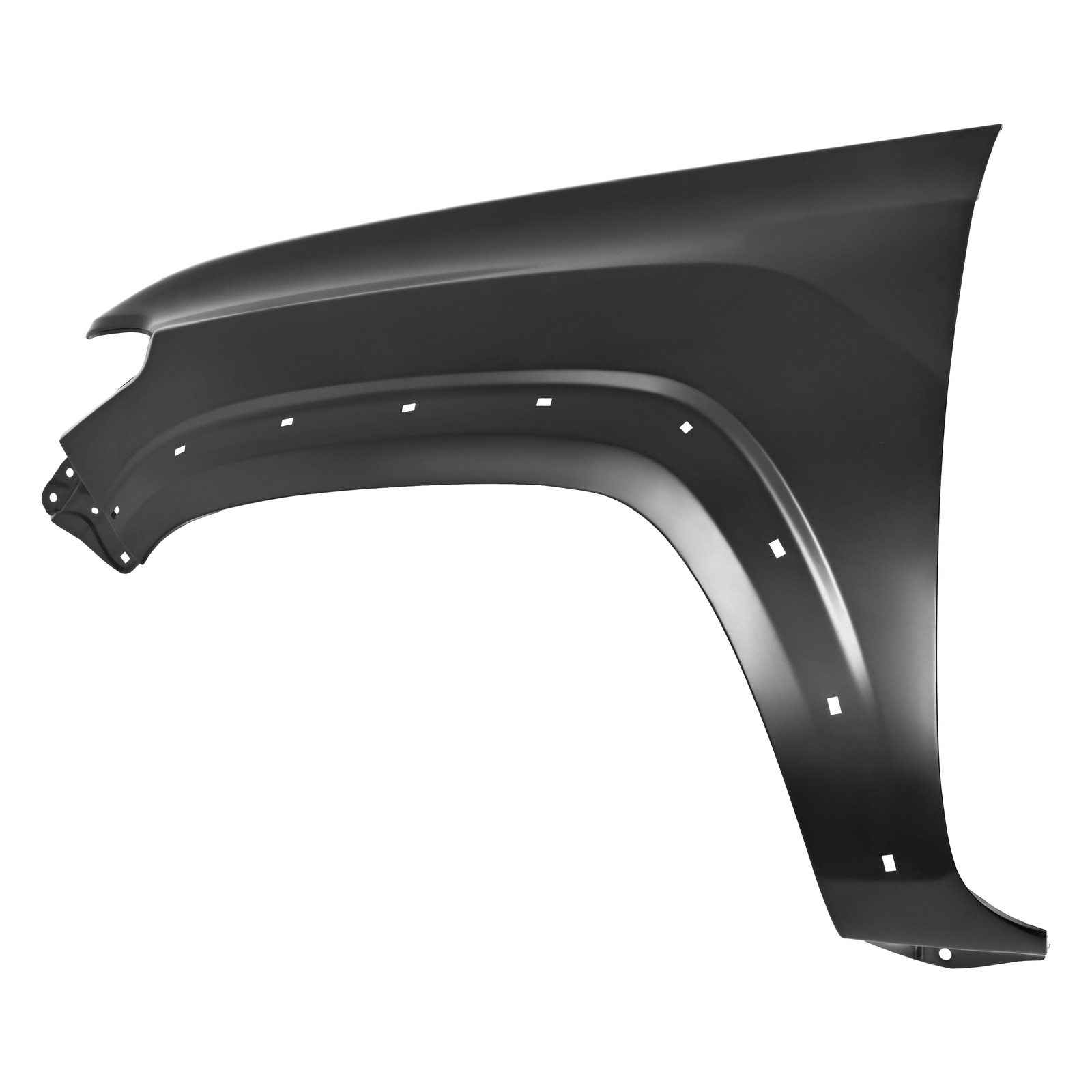 For Toyota Tacoma 2016-2023 Primed Black Front Left Side Fender W/ Molding Holes