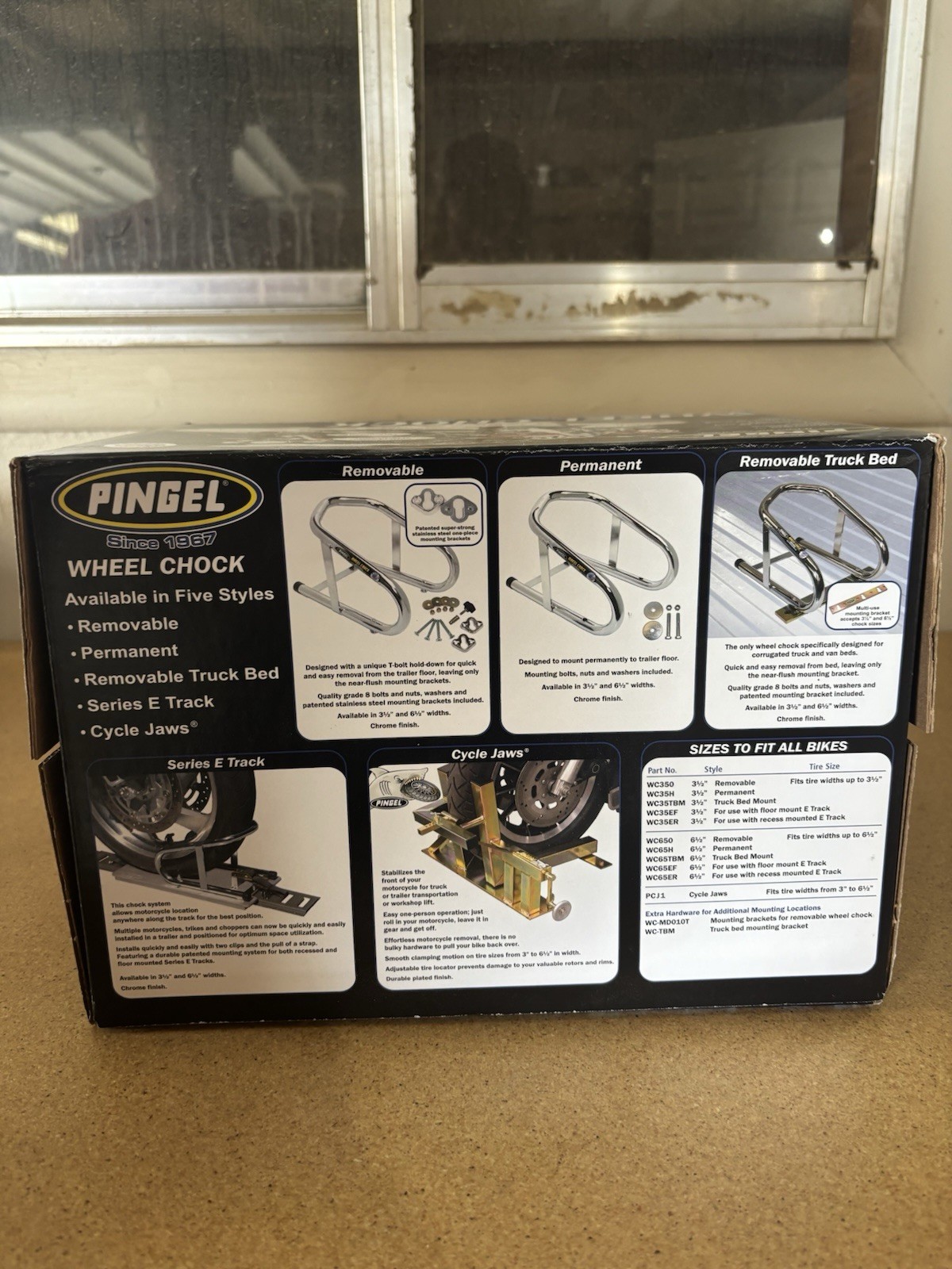 Pingel Removable Wheel Chock for Trailer Or Truck Bed